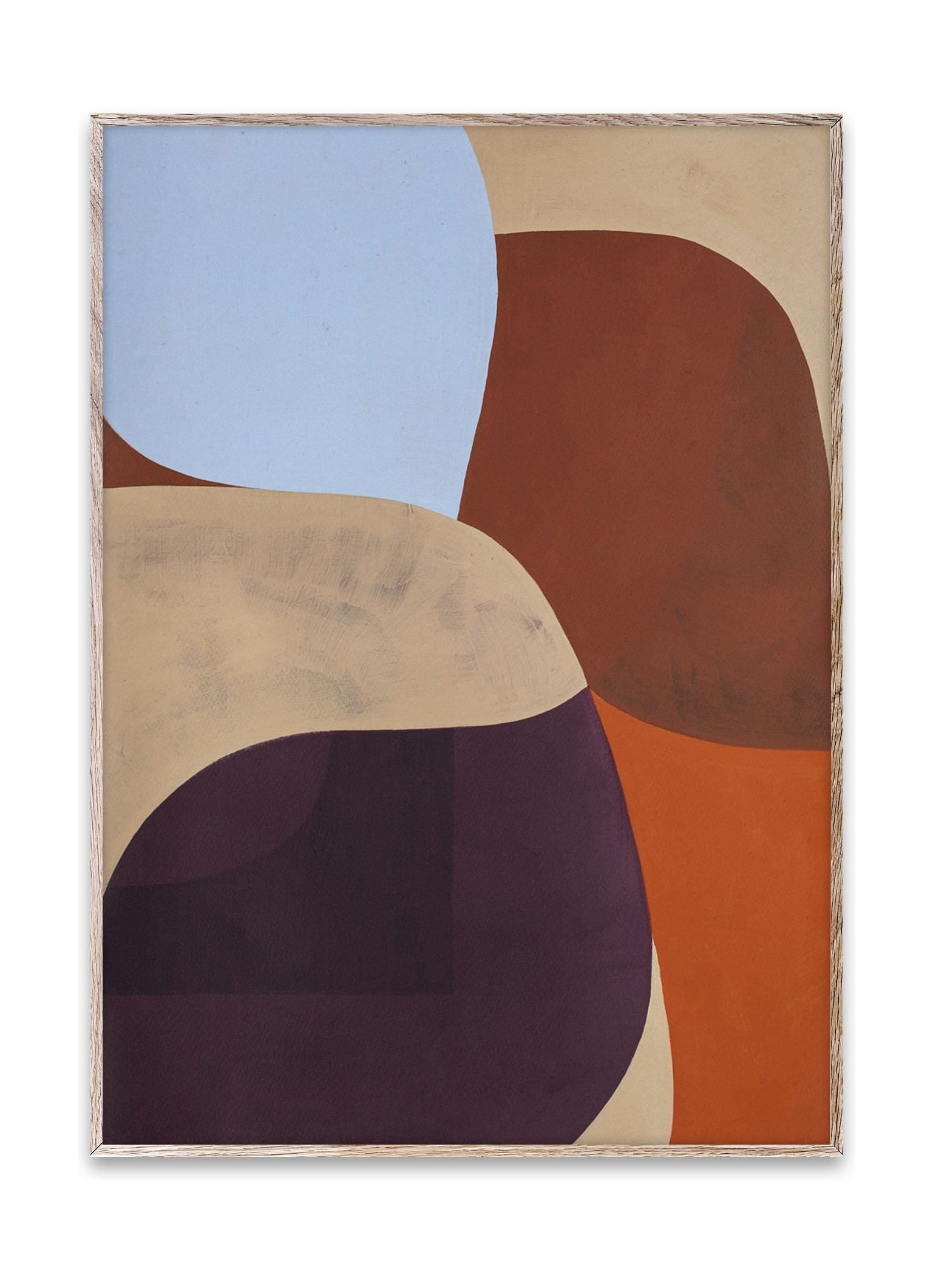 Paper Collective Painted Shapes 02 Poster, 70 X100 Cm