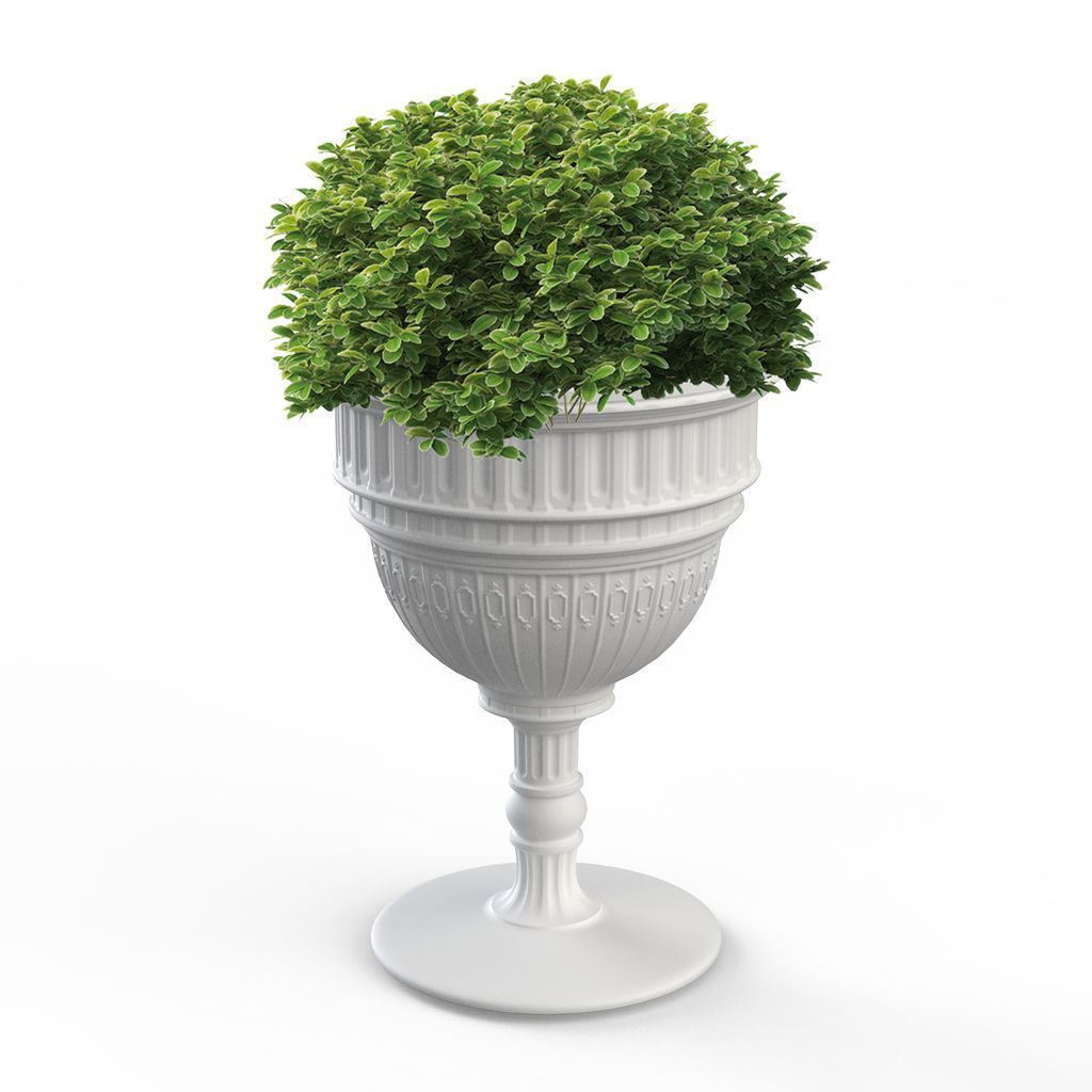 Qeeboo Capitol Planter/Champagne Cooler øx H 44x60 Cm, White