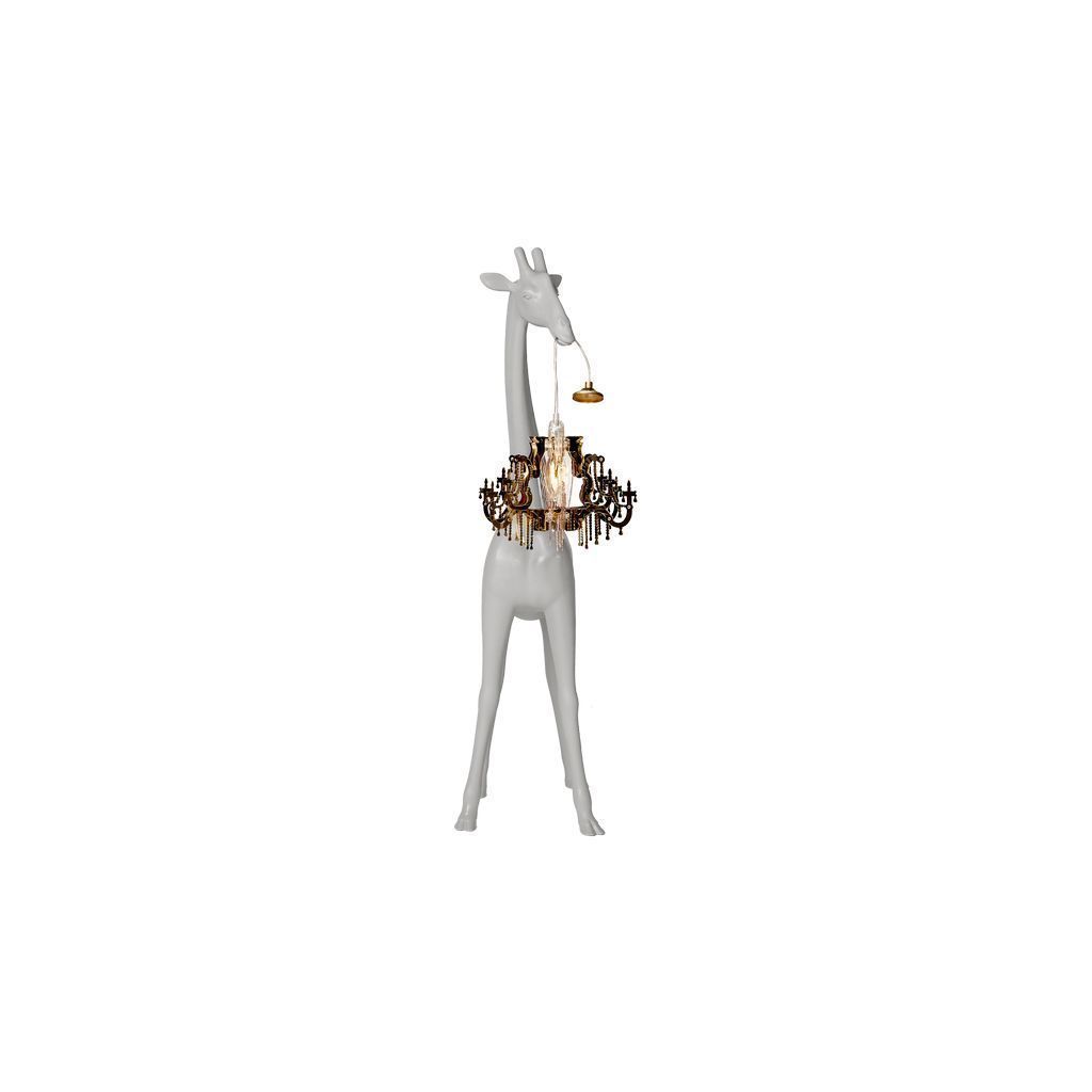 Qeeboo Giraffe In Love Floor Lamp Xs H 1m, Cold Sand