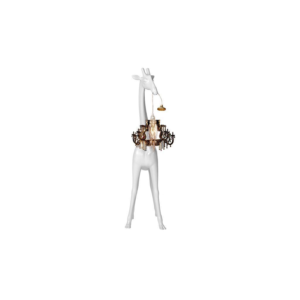 Qeeboo Giraffe In Love Floor Lamp Xs H 1m, White