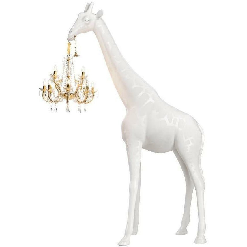 Qeeboo New Giraffe In Love Floor Lamp M H 2.65m, White