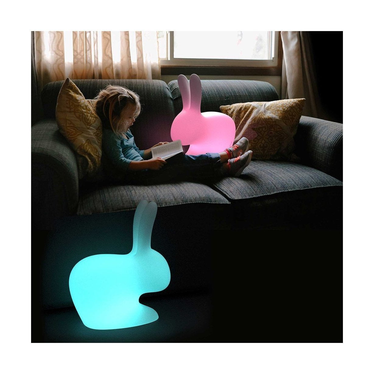 Qeeboo Rabbit Led Light Restartable, S