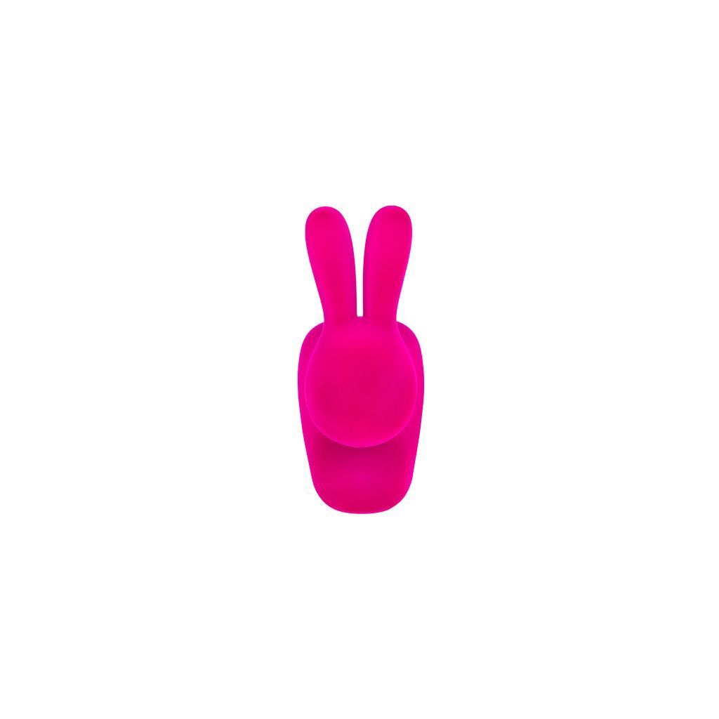 Qeeboo Rabbit Velvet Bookend Xs, Fuxia