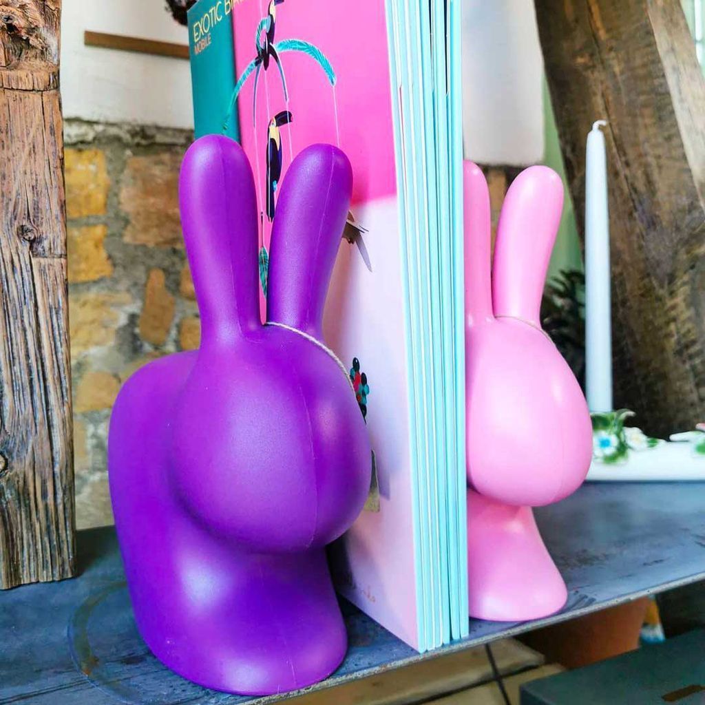 Qeeboo Rabbit Doorstop Xs, Fuxia