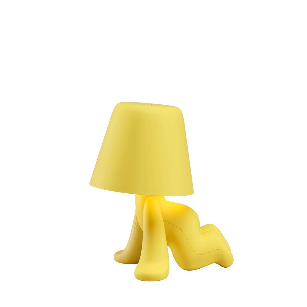 Qeeboo Sweet Brothers Table Lamp Ron, Terracotta