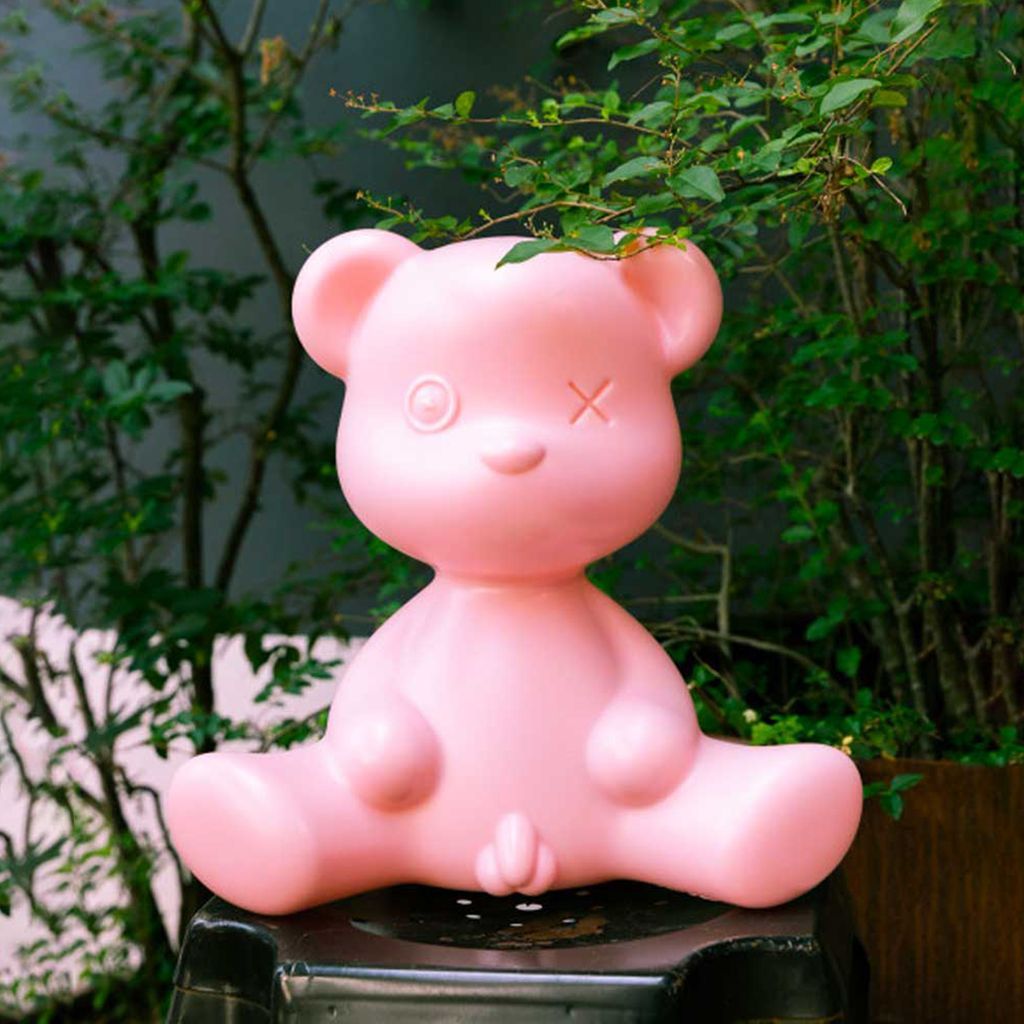 Qeeboo Teddy Boy Table Lamp With Cable, Pink