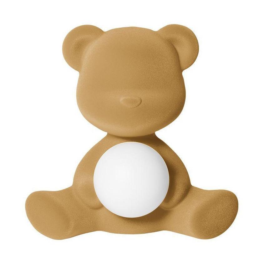 Qeeboo Teddy Girl Led Rechargeable Table Lamp Velvet Finish, Arena