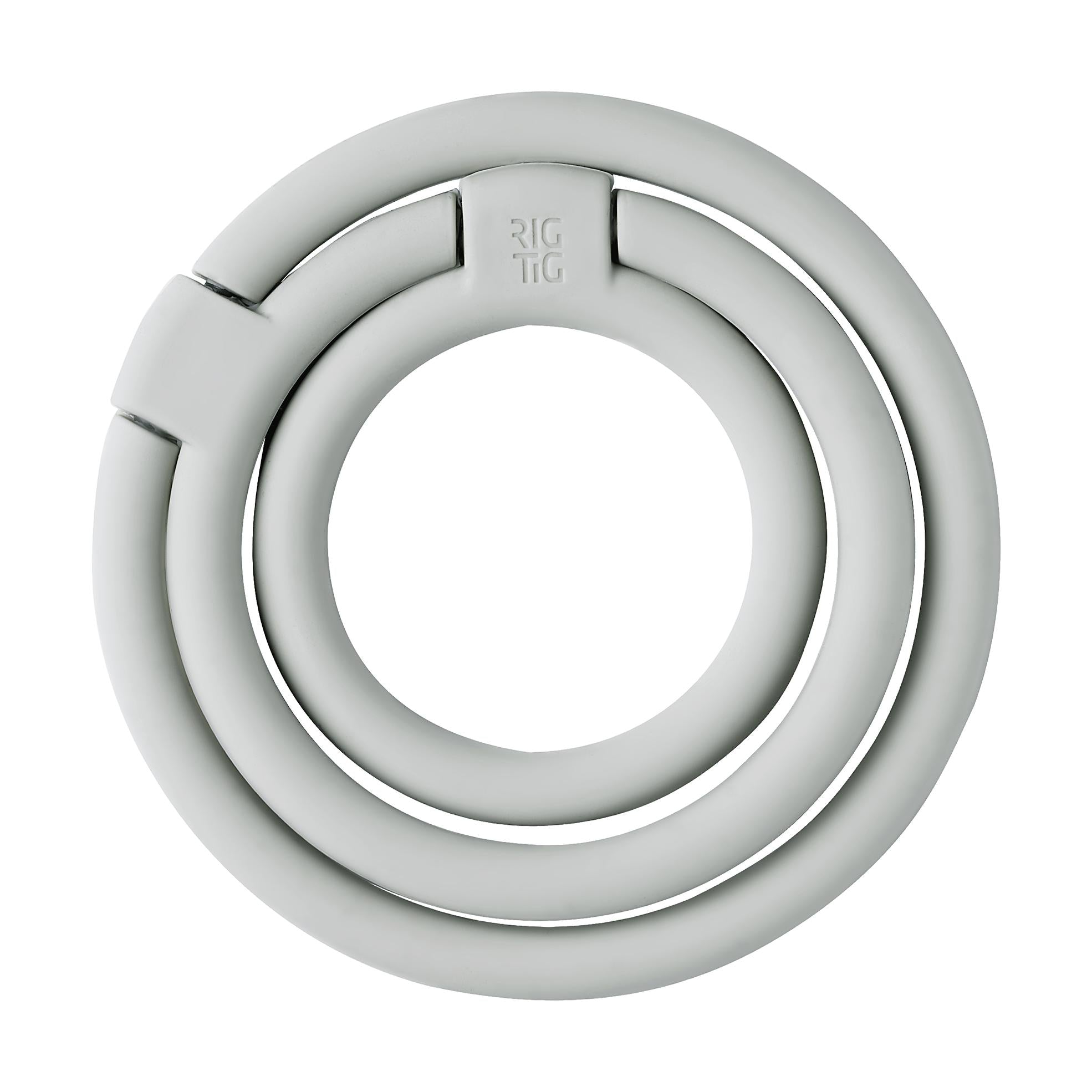 Rig Tig Circles Coaster, Light Grey