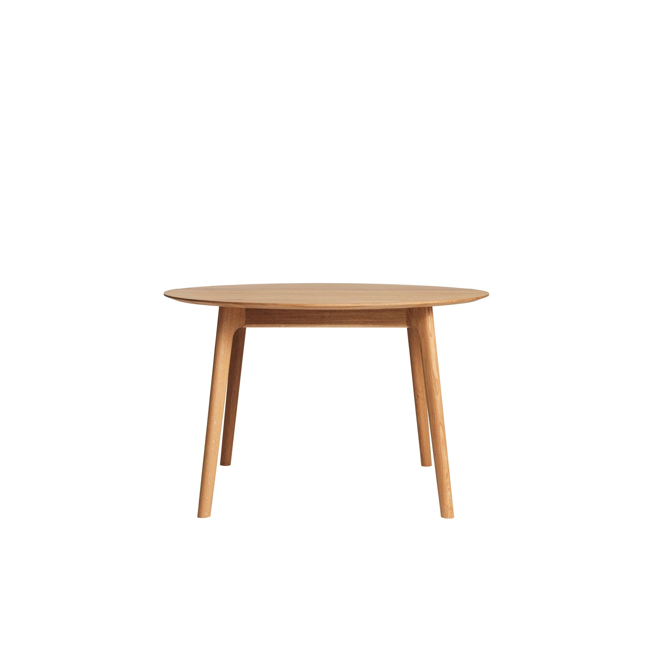 Ro Collection Salon Extendable Table In Oiled Oak, ø 120 Cm