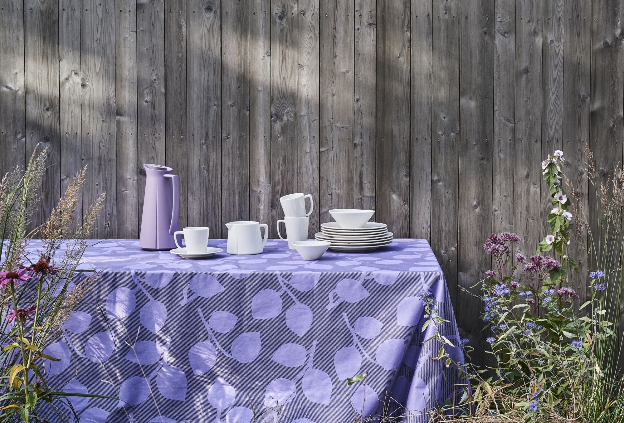 Rosendahl Rosendahl Textiles Outdoor Natura Acrylic Tablecloth 140x220 Cm, Green