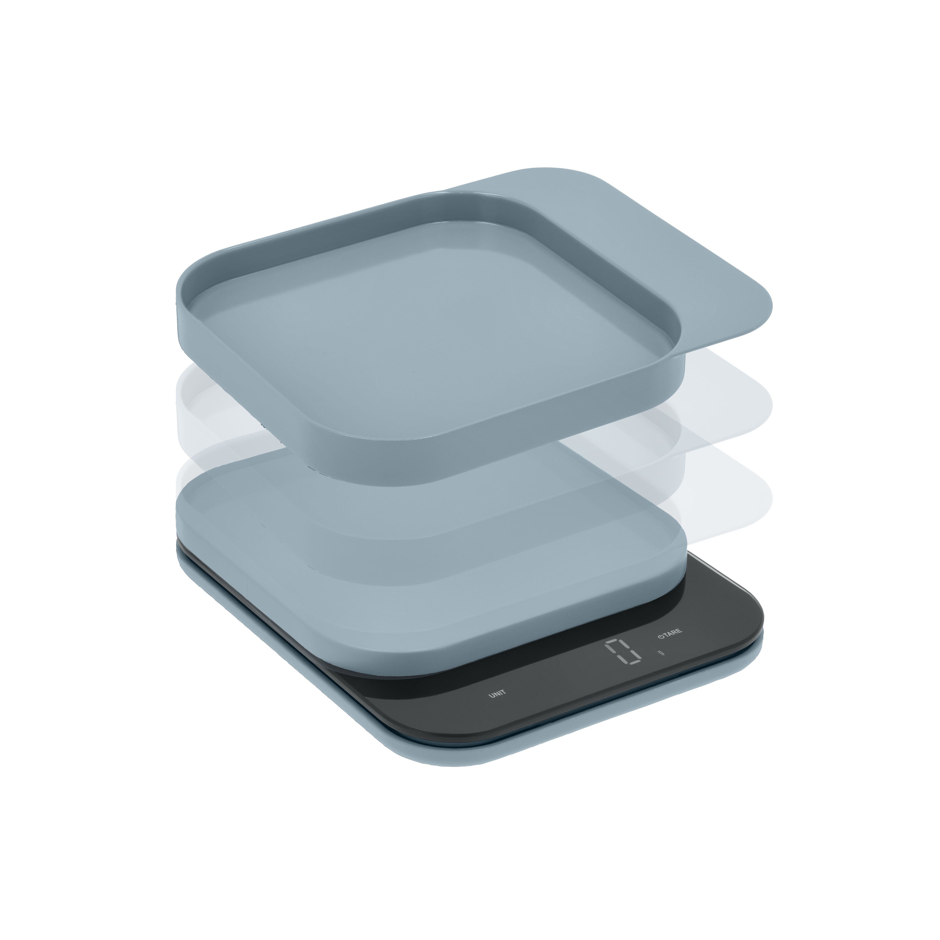 Rosti Mensura Kitchen Scale, Dusty Blue