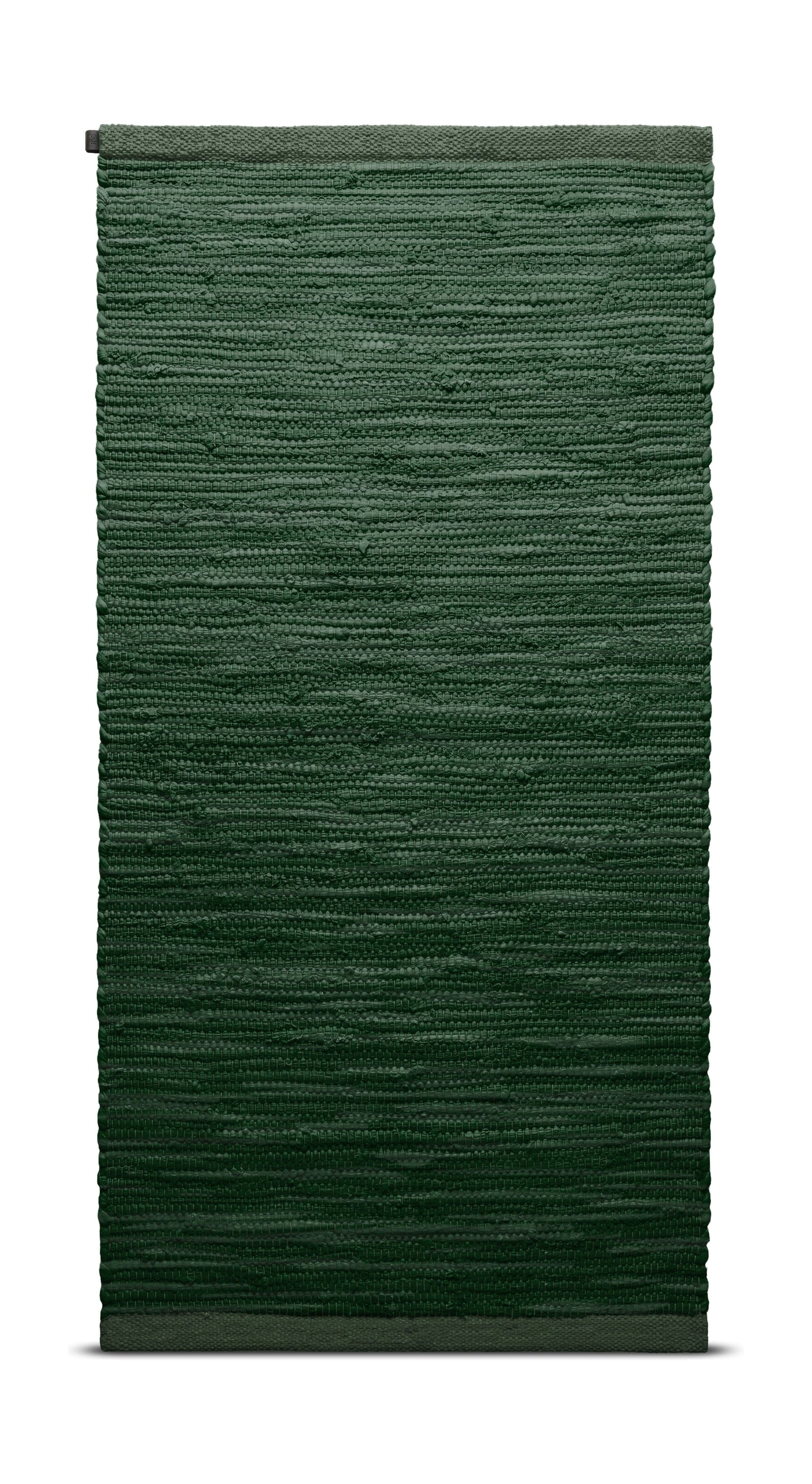 Rug Solid Cotton Rug 60 X 90 Cm, Moss