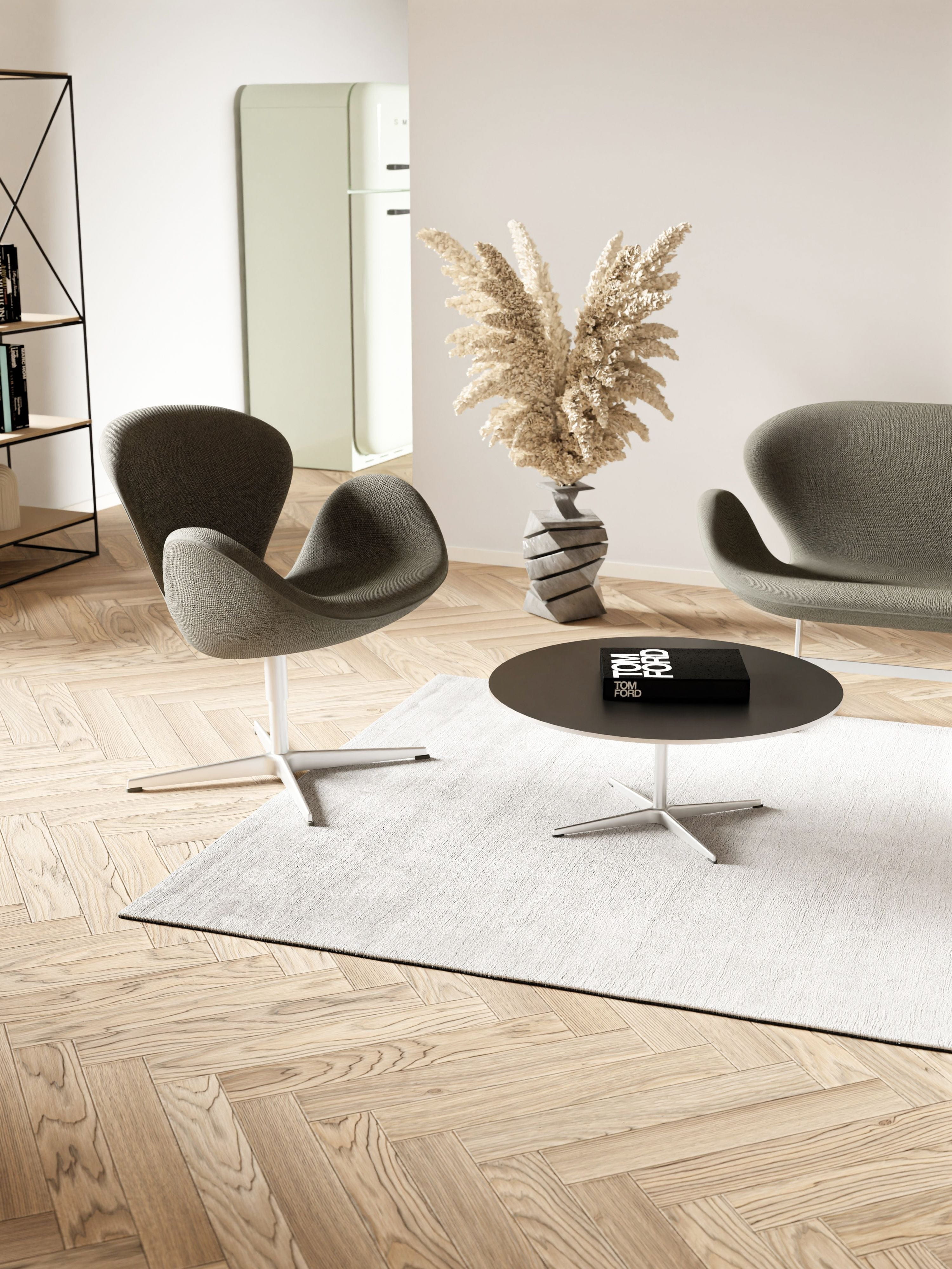 Rug Solid Nord Wool Rug 170 X 240 Cm, Arctic