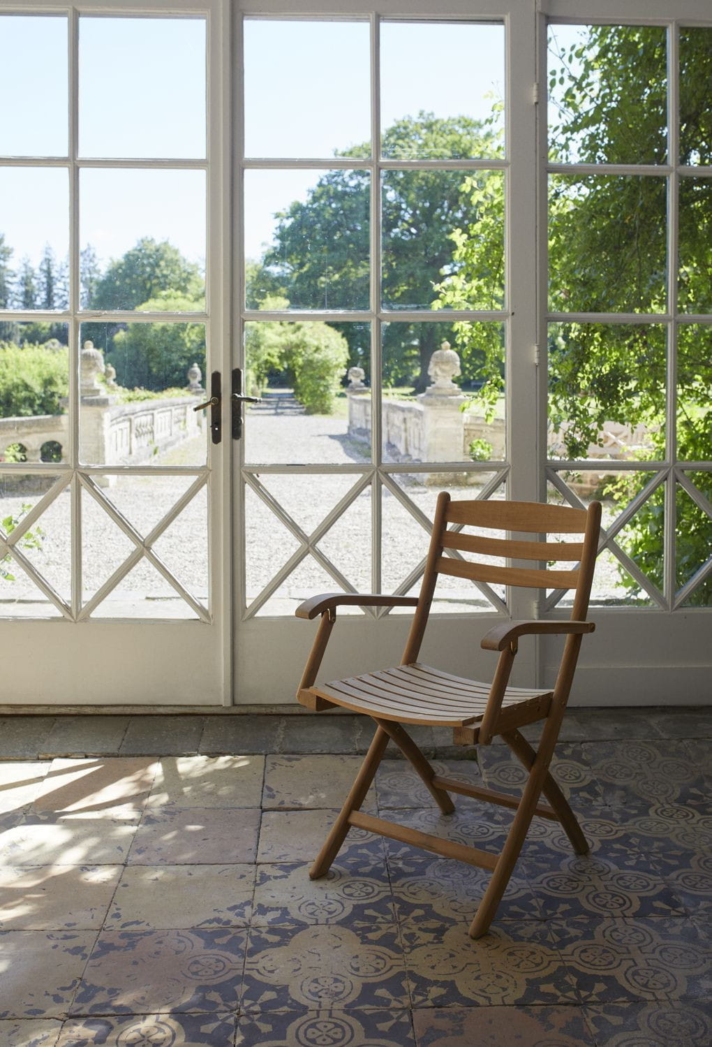 Skagerak Selandia Folding Chair With Armrests