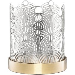 Skultuna Lunar Tealight Holder Small, Silver