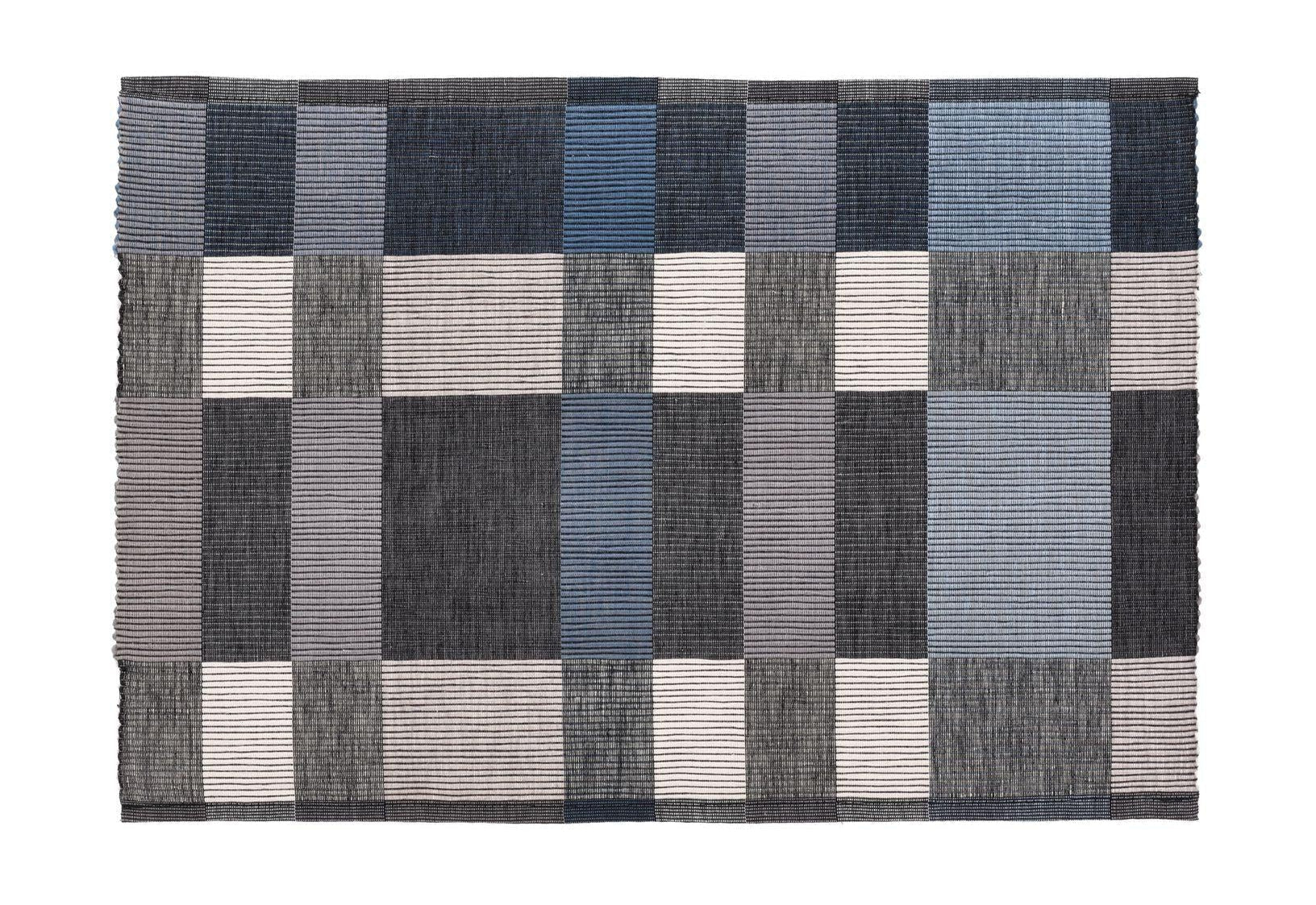 Södahl Block Placemat 33x48, Grey/Blue