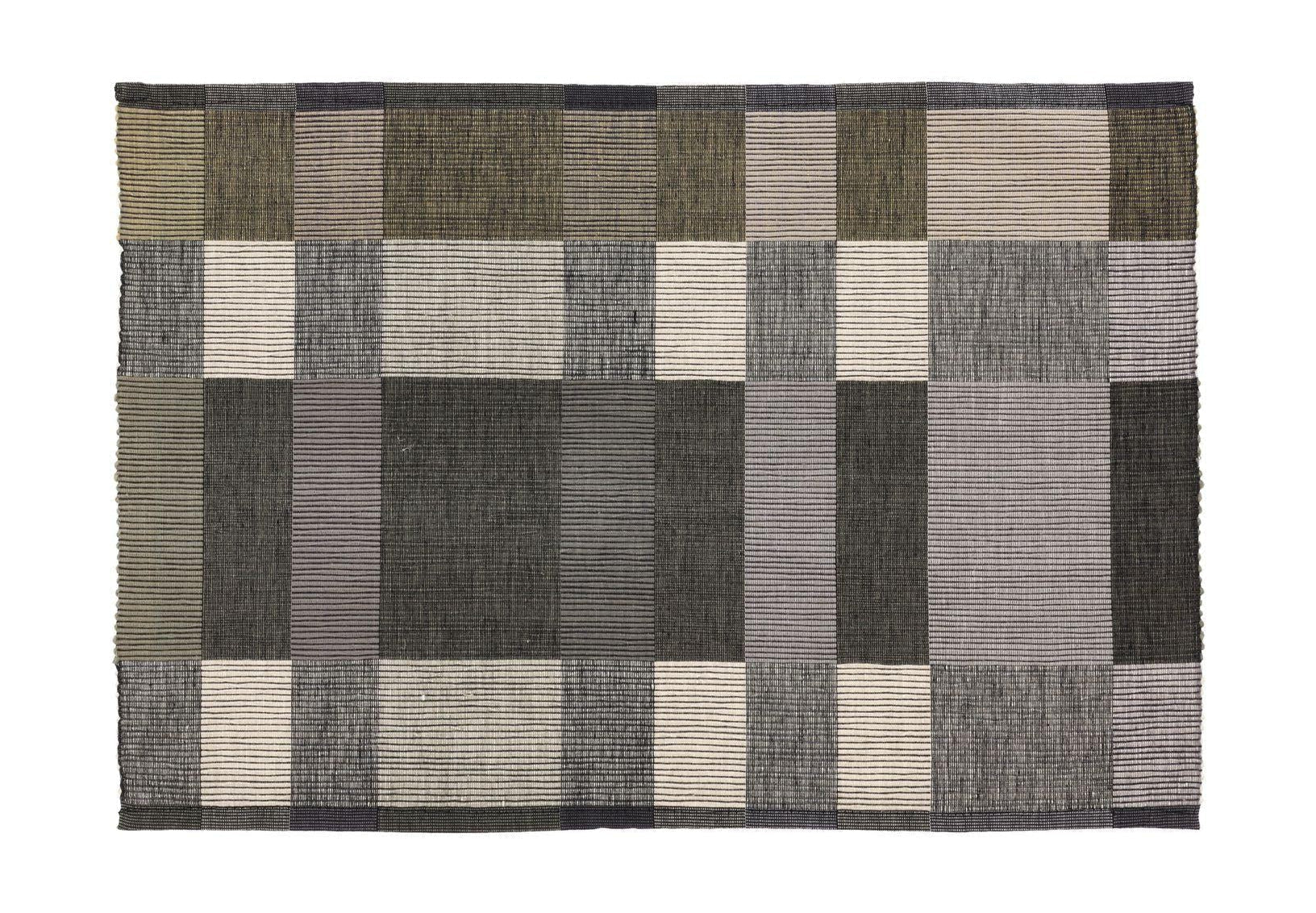 Södahl Block Placemat 33x48, Olive/Grey