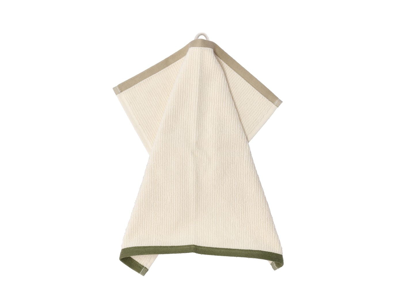 Södahl Contrast Washcloth 30x30, Olive