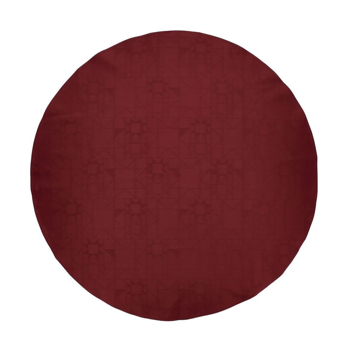 Södahl Christmas Tree Rug ø120, Star Damask Red