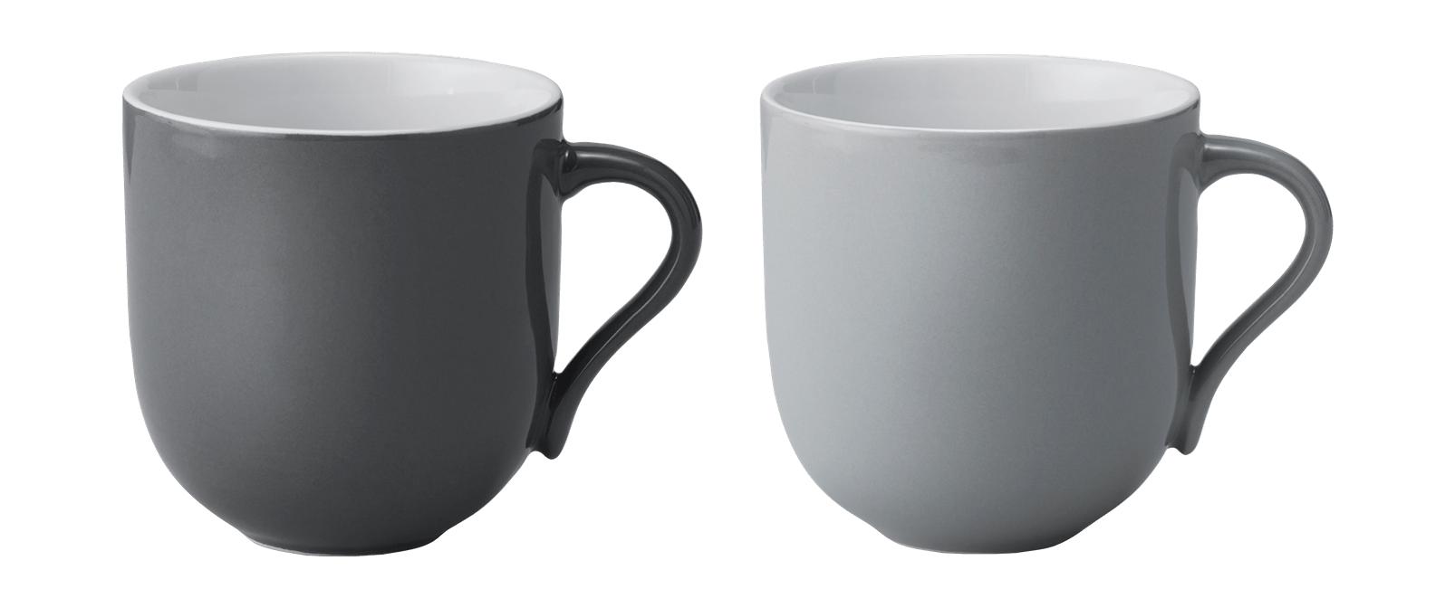 Stelton Emma Mug Set Of 2 0,3 L, Grey