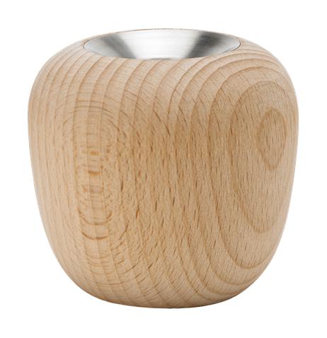 Stelton Ora Candlestick 6,5 Cm, Beech Wood