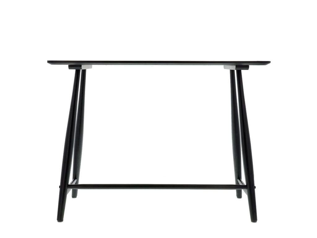 Villa Collection Raffia Desk, Black