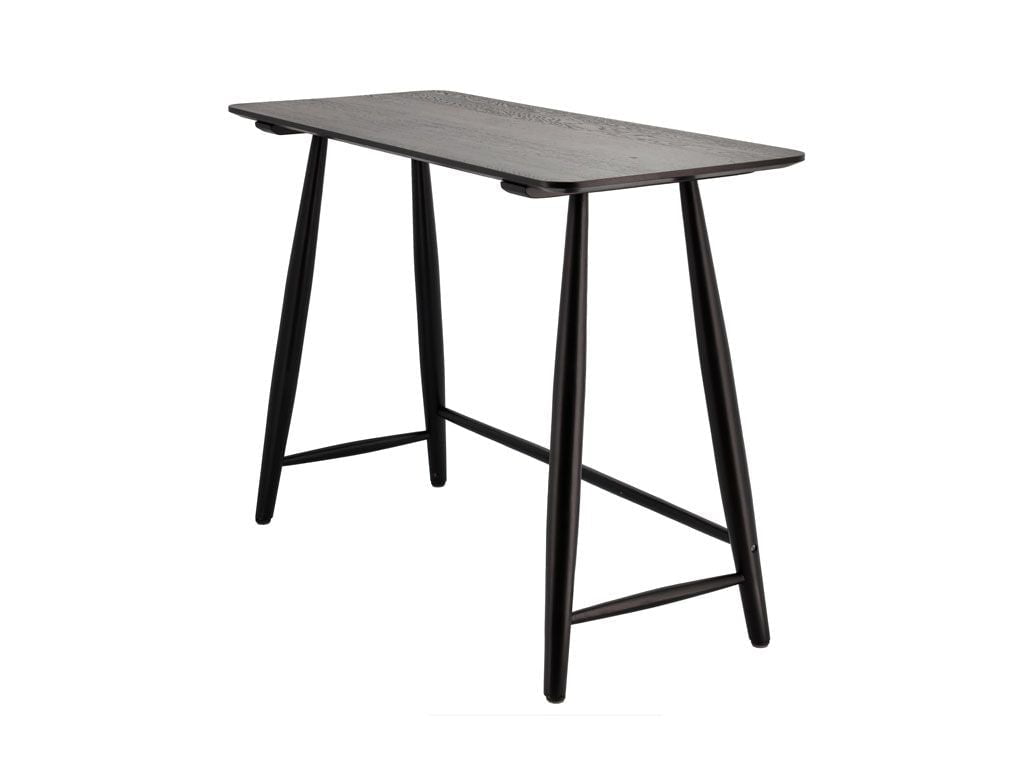 Villa Collection Raffia Desk, Black