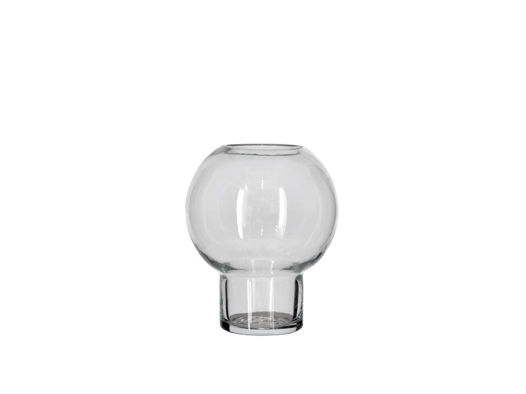 Villa Collection Cold Vase ø 12.5 Cm, Clear