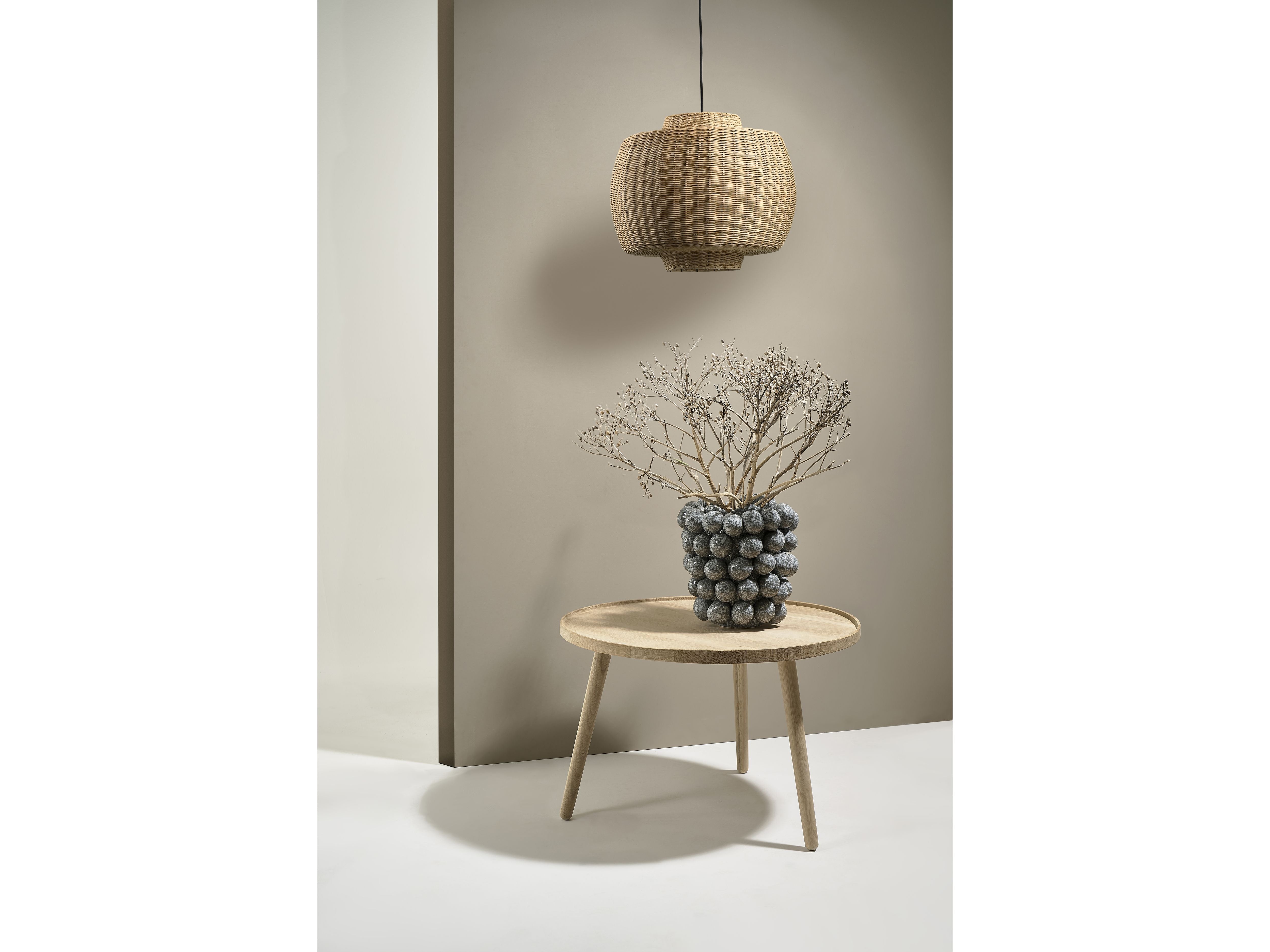 Villa Collection Vinka Pendant Lamp Rattan, øx H 50x42 Cm