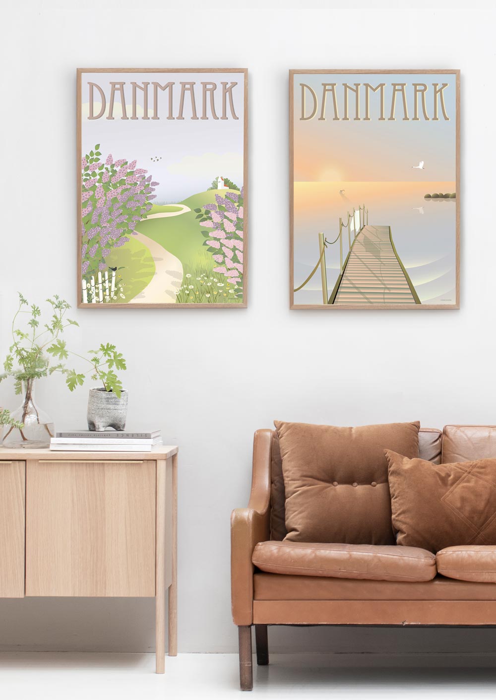 Vissevasse Denmark The Lilac Poster, 50x70 Cm