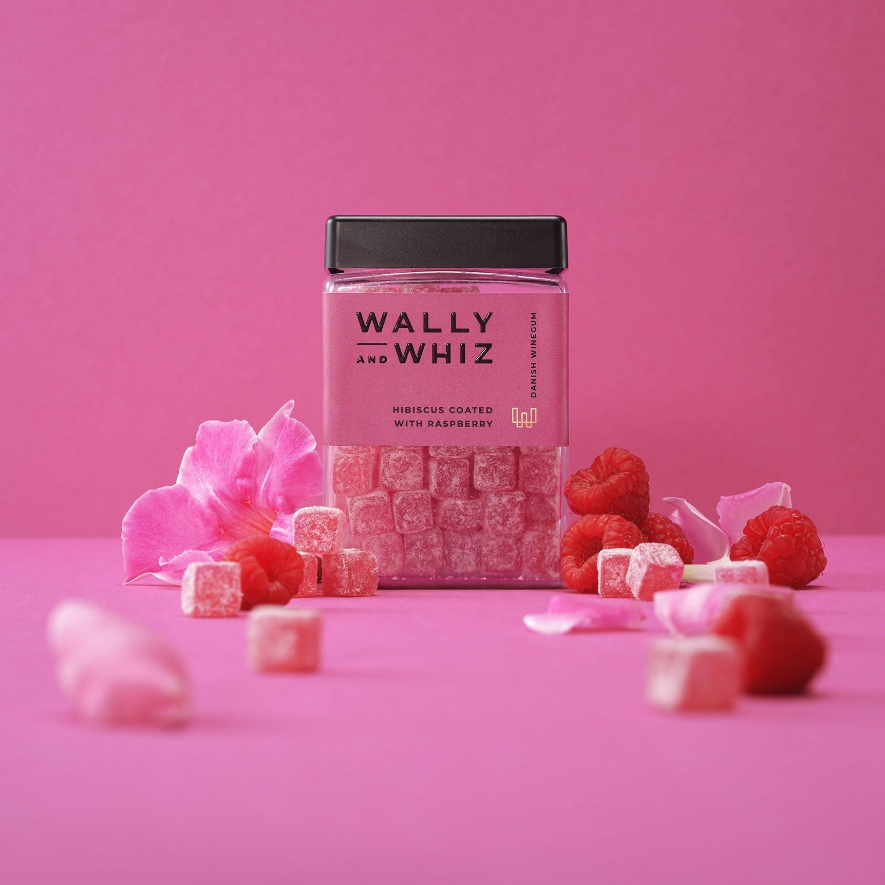 Wally And Whiz Wine Gum Cube, Hibiscus With Raspberry, 240g