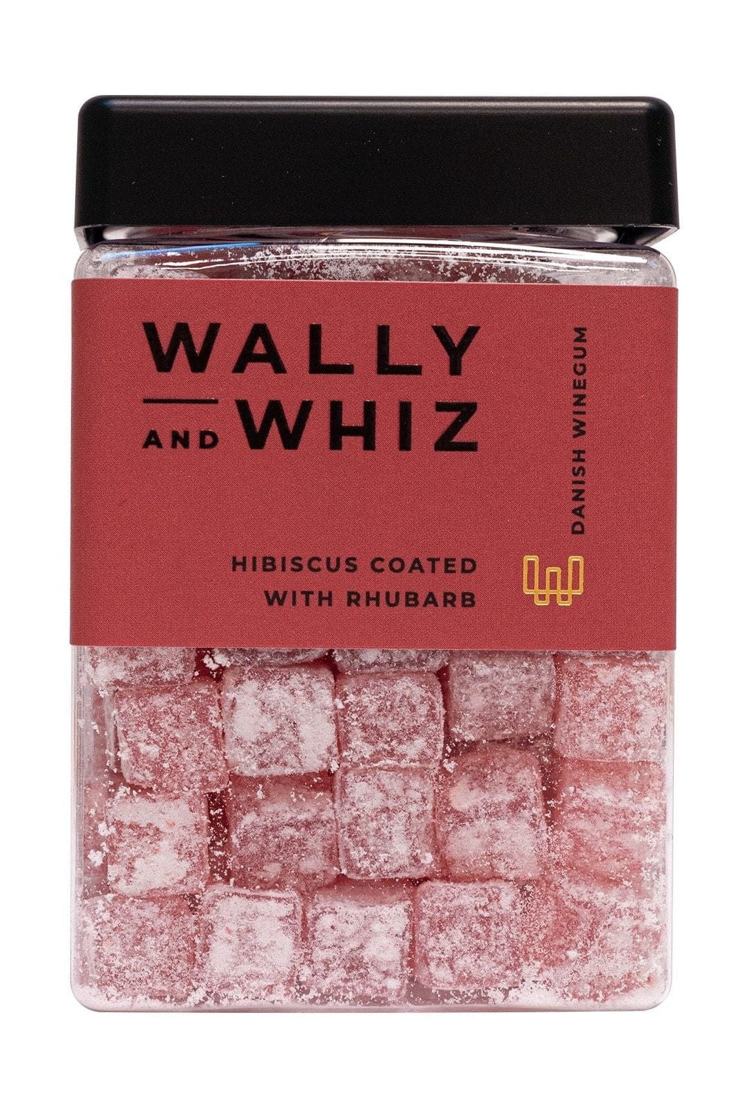 Wally And Whiz Wine Gum Cube, Hibiscus With Rhubarb, 240g