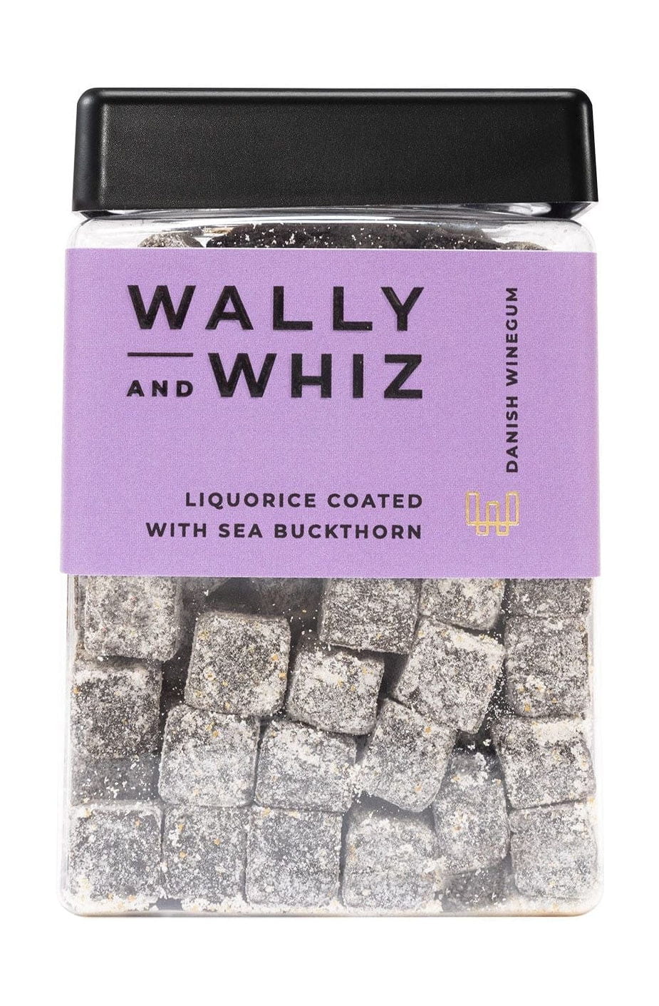 Wally And Whiz Wine Gum Cube, Liquorice With Sea Buckthorn, 240g