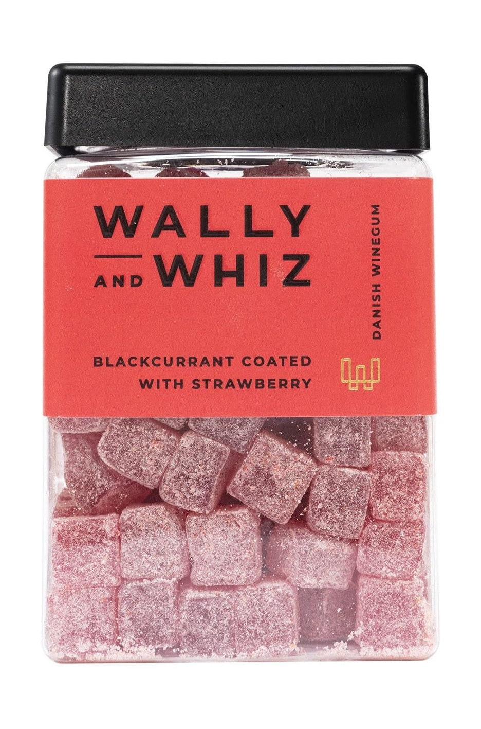 Wally And Whiz Wine Gum Cube, Blackcurrant With Strawberry, 240g