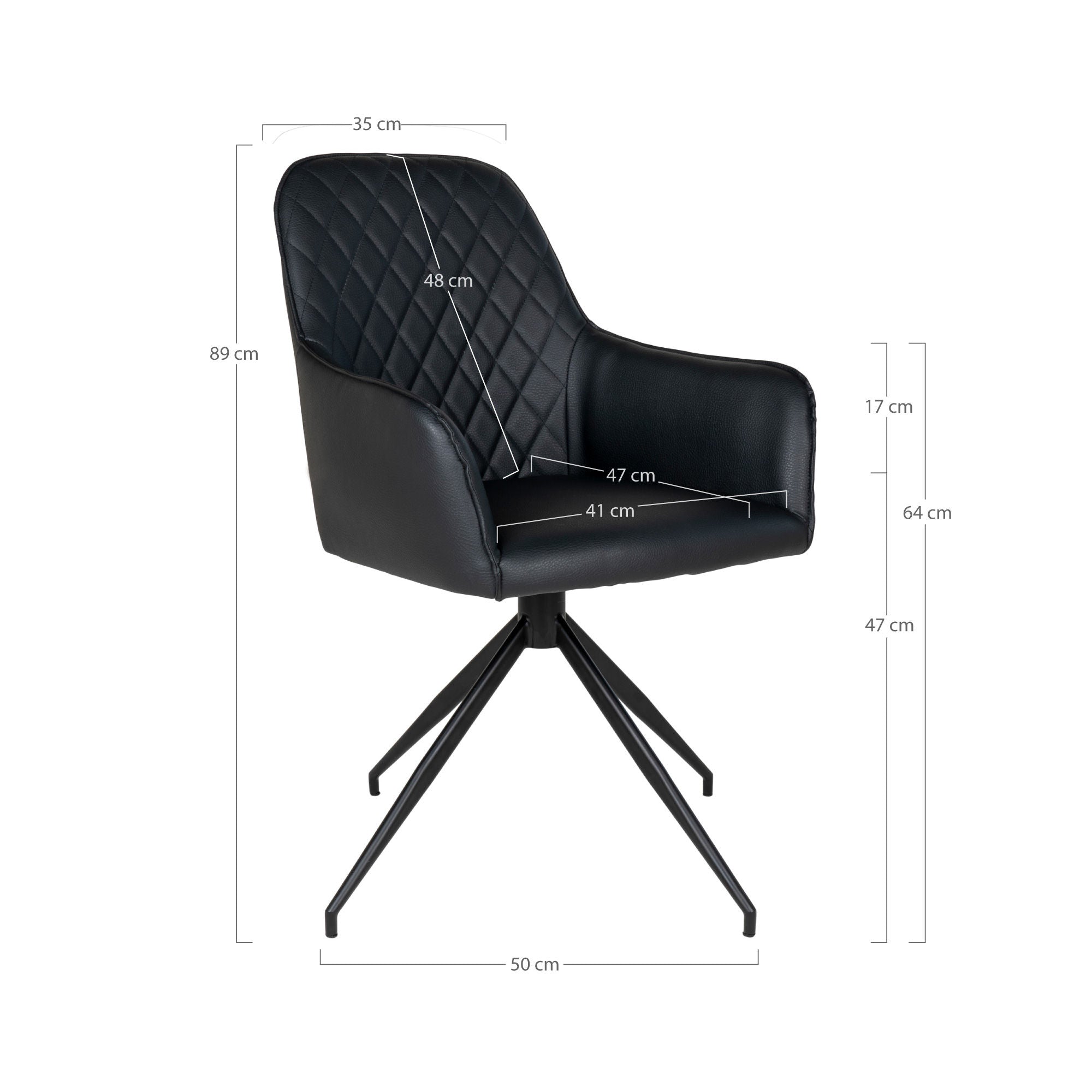 House Nordic Harbo Dining Chair with Swivel