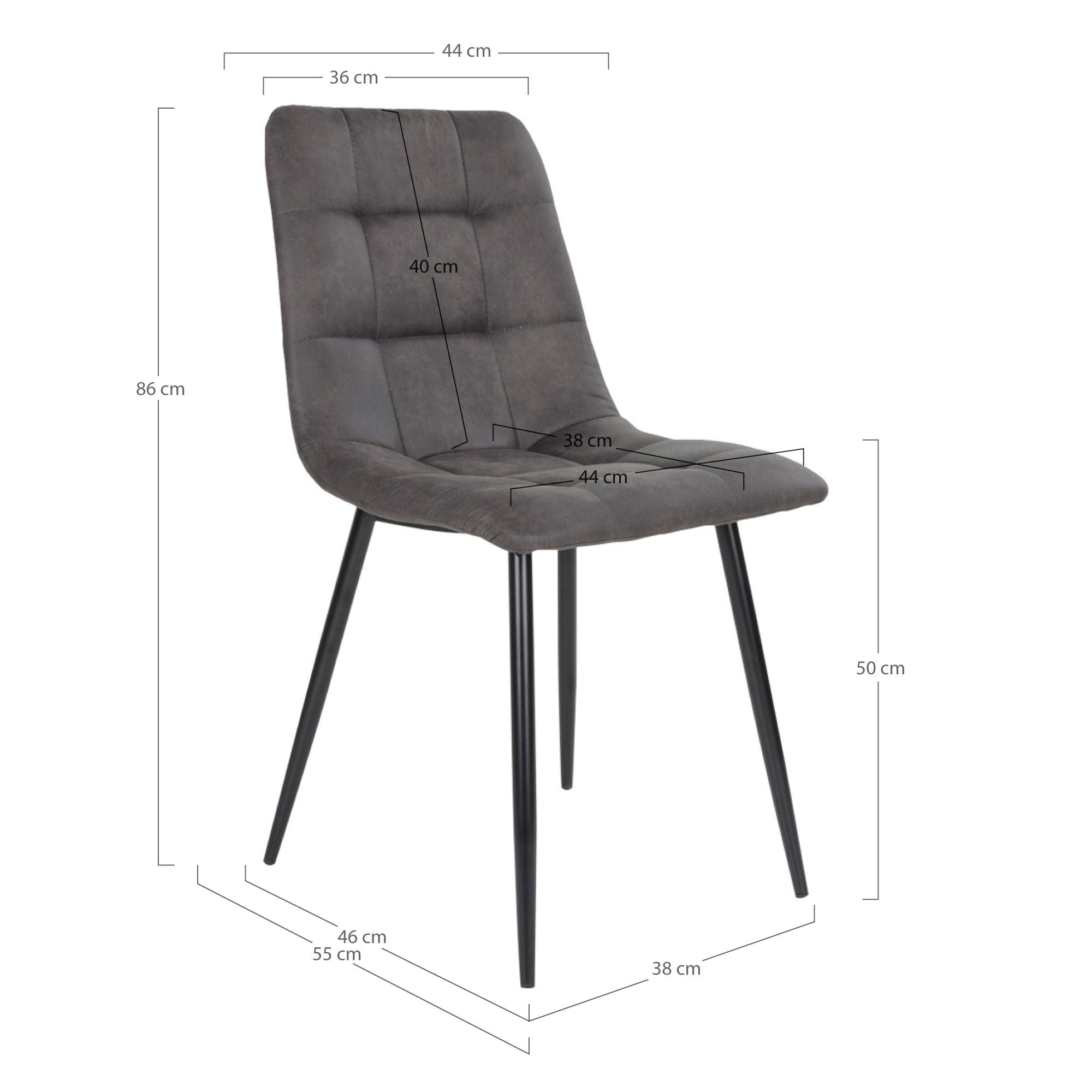 House Nordic Middelfart Dining Chair - Set of 2