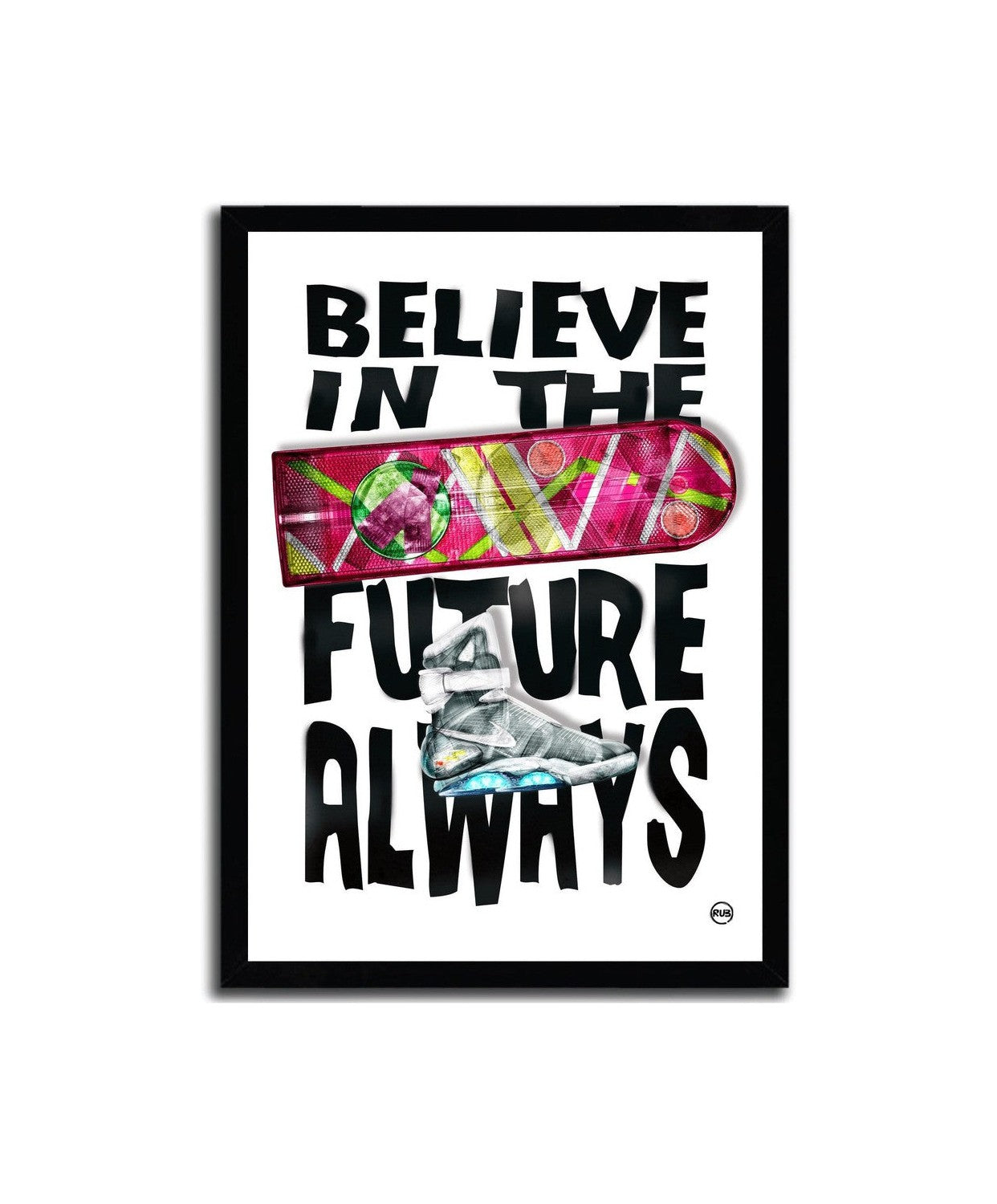 Affiche ARTPRINT BTTF  par Rubiant