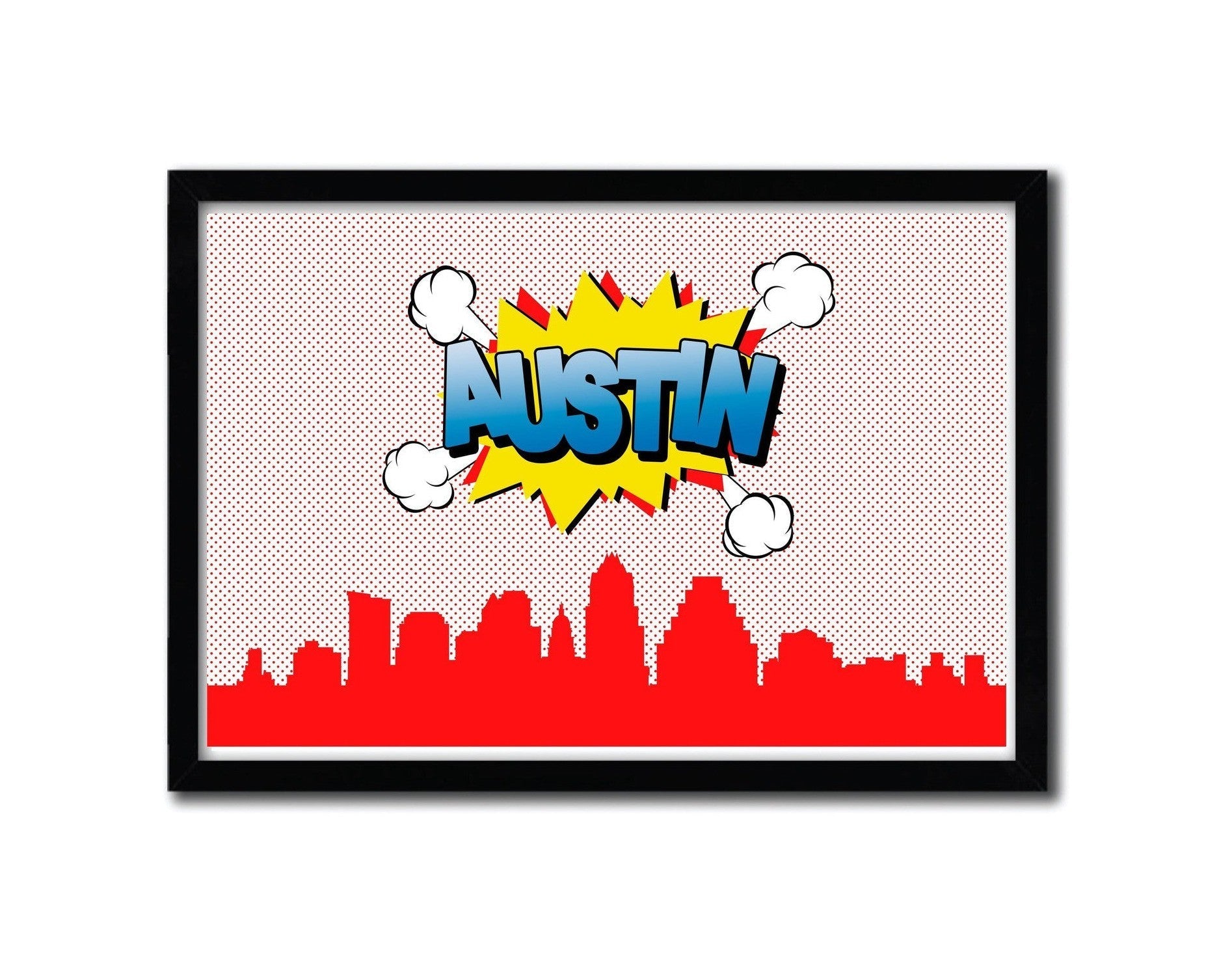 Affiche austin par OCTAVIAN MIELU