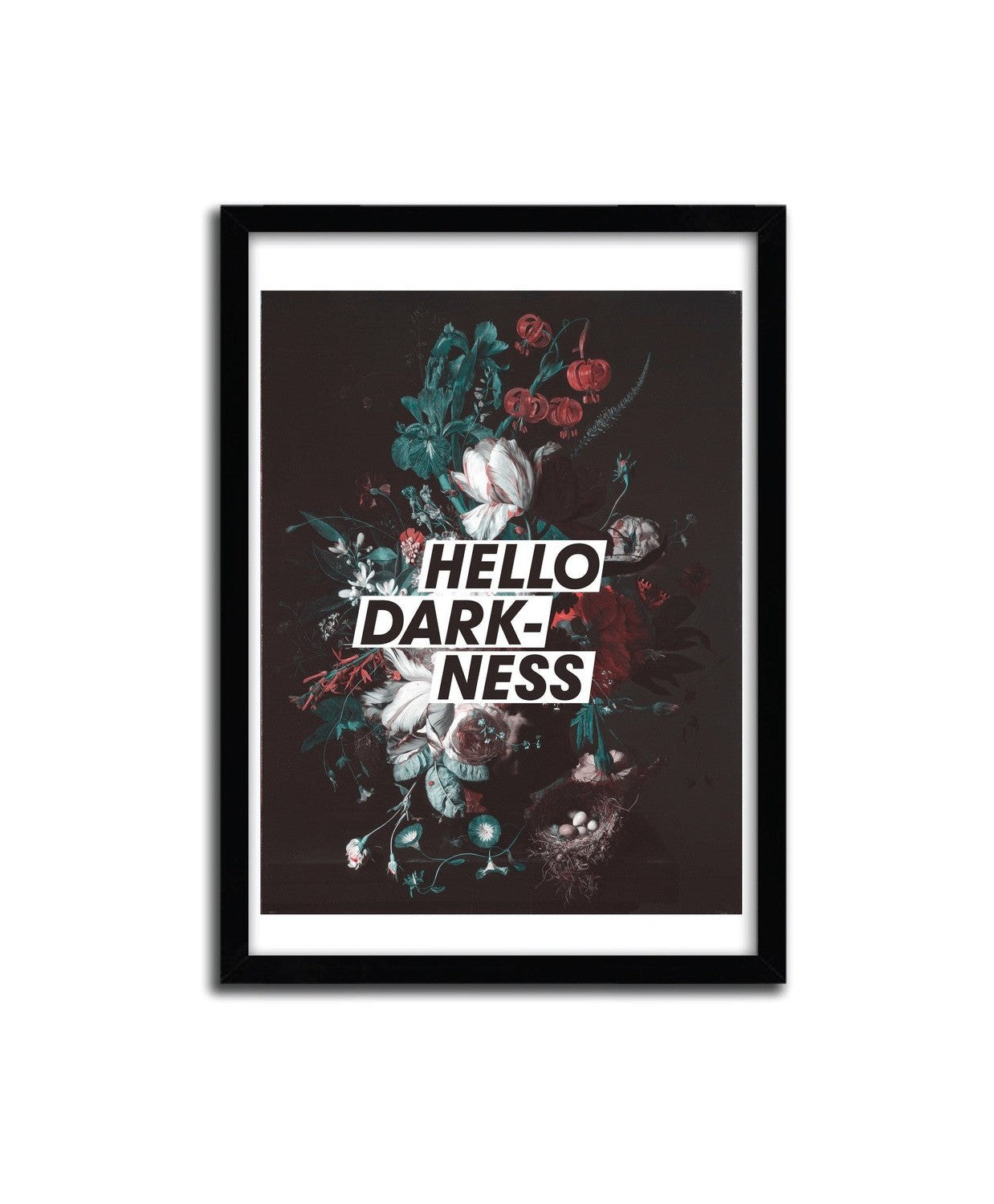 Affiche HELLO DARKNESS par HANS EISKONEN