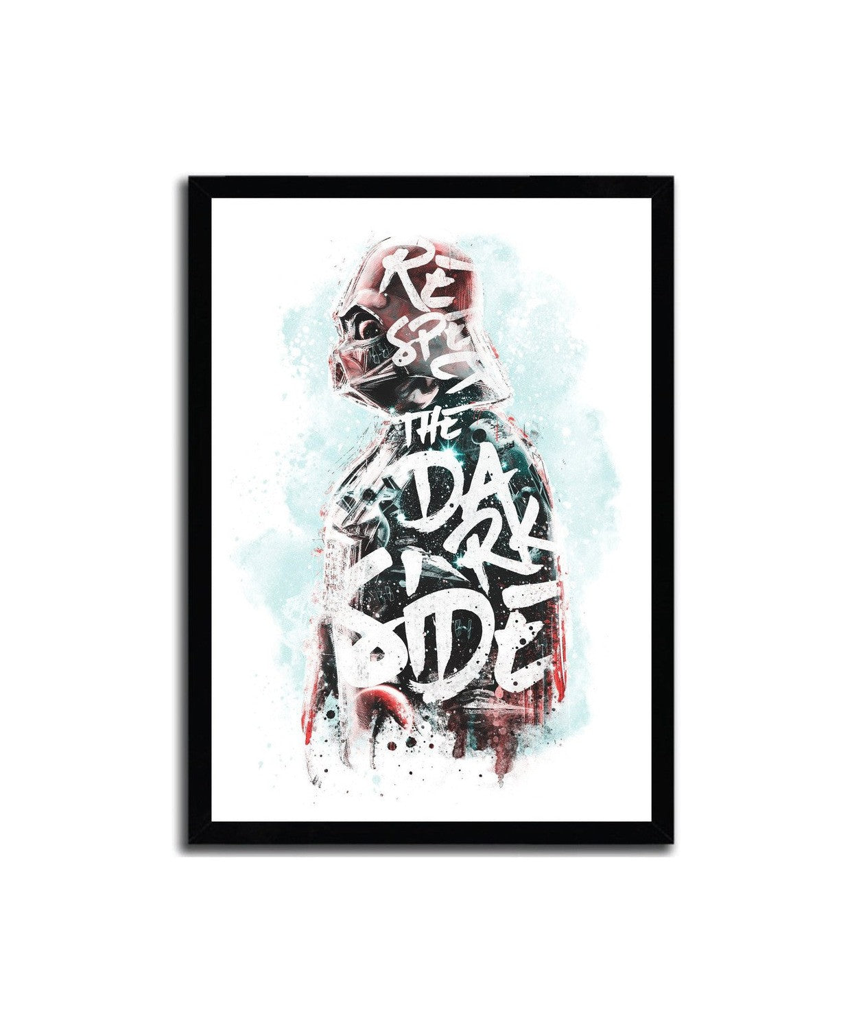 Affiche respect dark side par Barrett Biggers