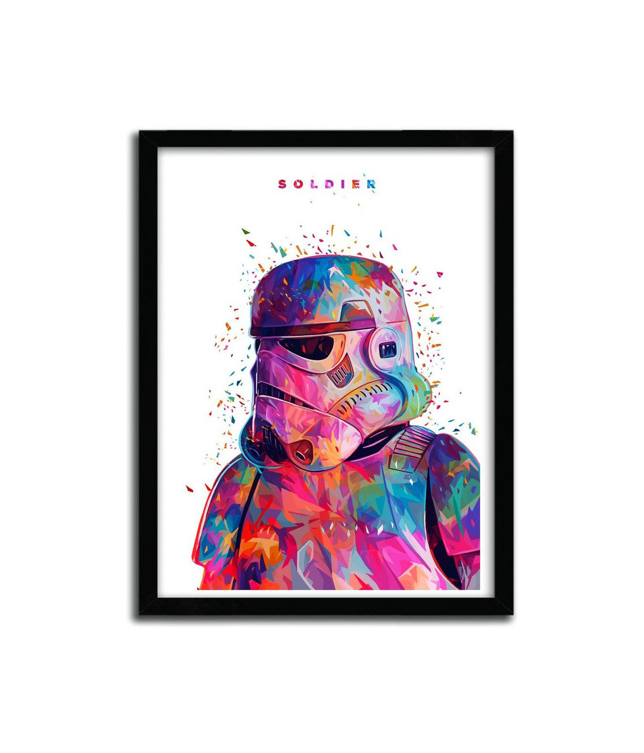 Affiche SOLDIER White par Alessandro Pautasso