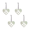 Ai ries coeur en argent de 4, petit