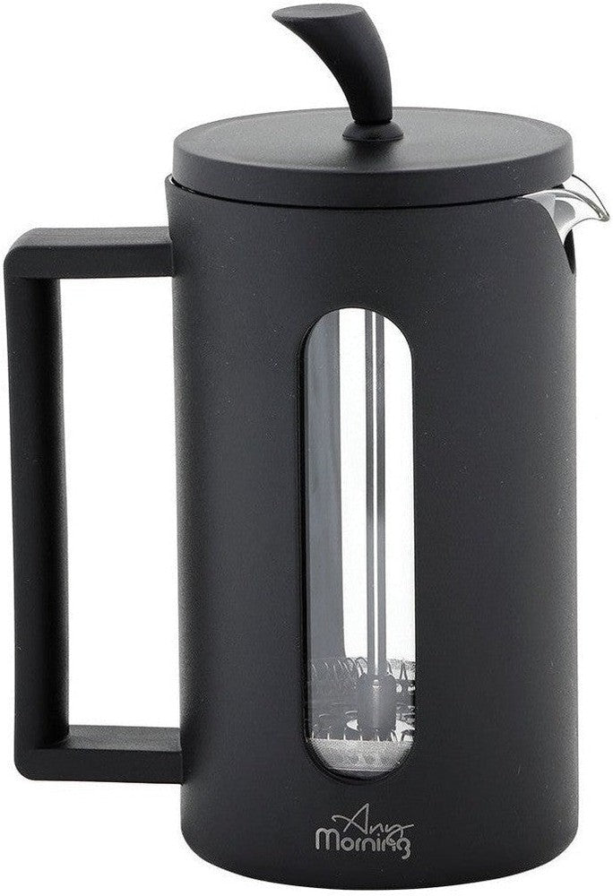 Any Morning FF002 French Press Kaffeemaschine Schwarz 600 ML