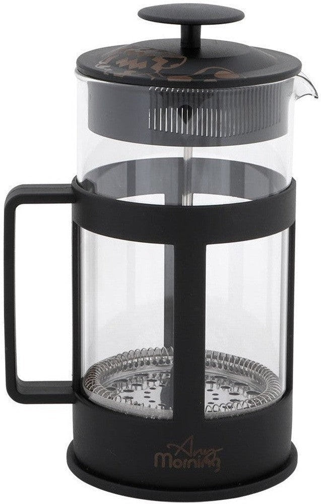 Any Morning FY04 French Press Kaffeebereiter, 350 Ml, Schwarz