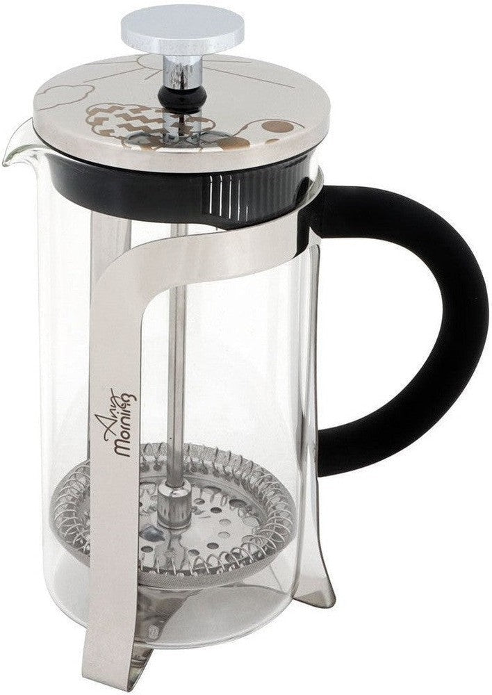 Any Morning FY450 French Press Kaffeebereiter, 600 Ml, Silber