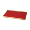 Architectmade Finn Juhl tournant le plateau de 23 cm, noir et rouge