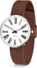 Arne Jacobsen Montre à bracelet romain Ø34, maillage de cuivre