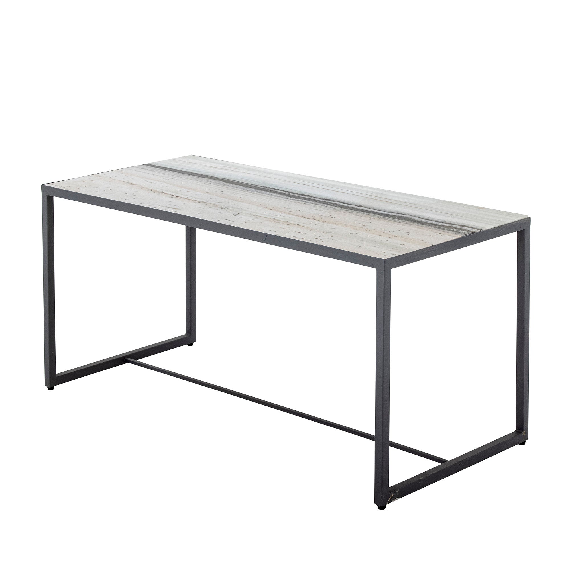 Bloomingville Ines Coffee Table, White, Marble