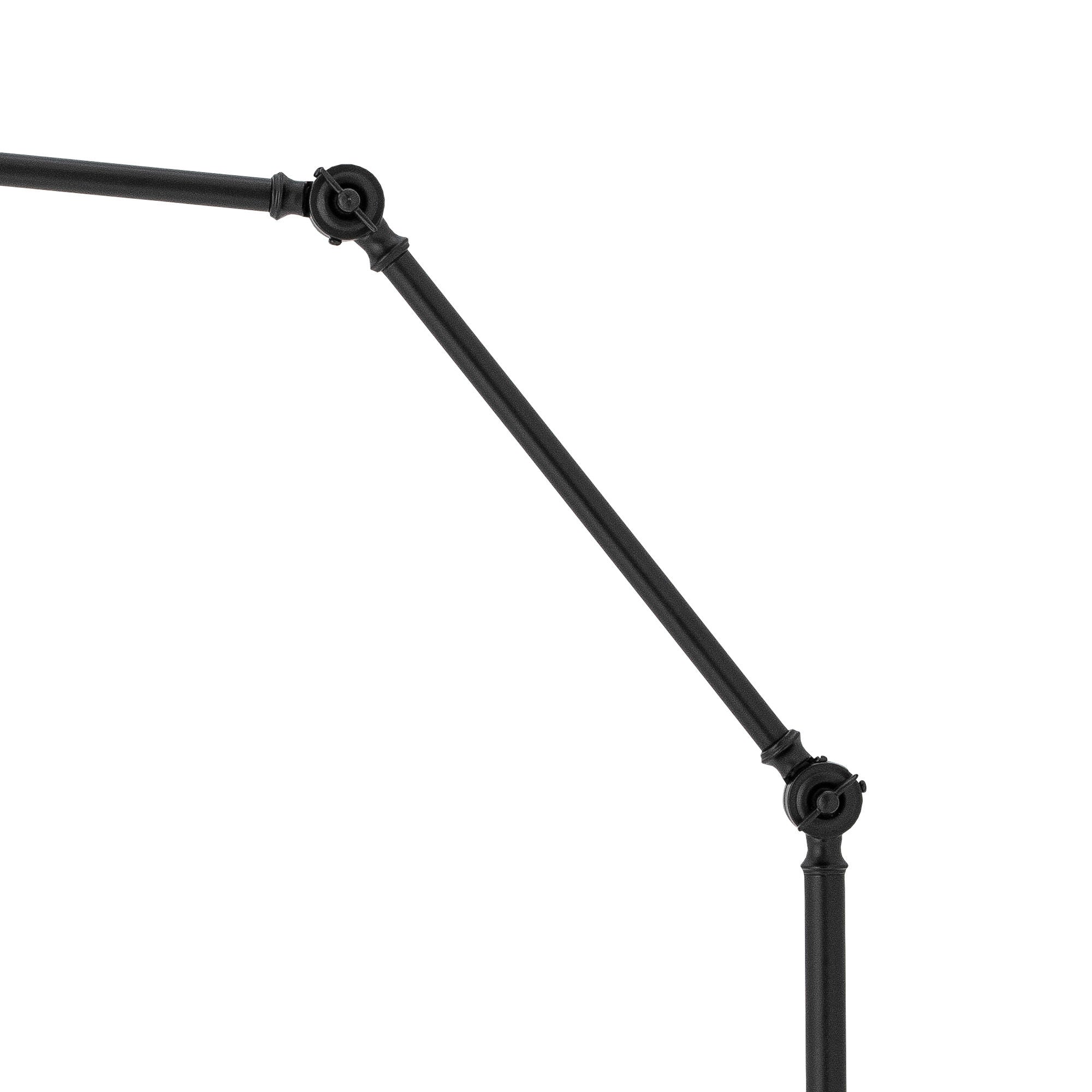 Creative Collection Barca Floor Lamp, Black, Metal