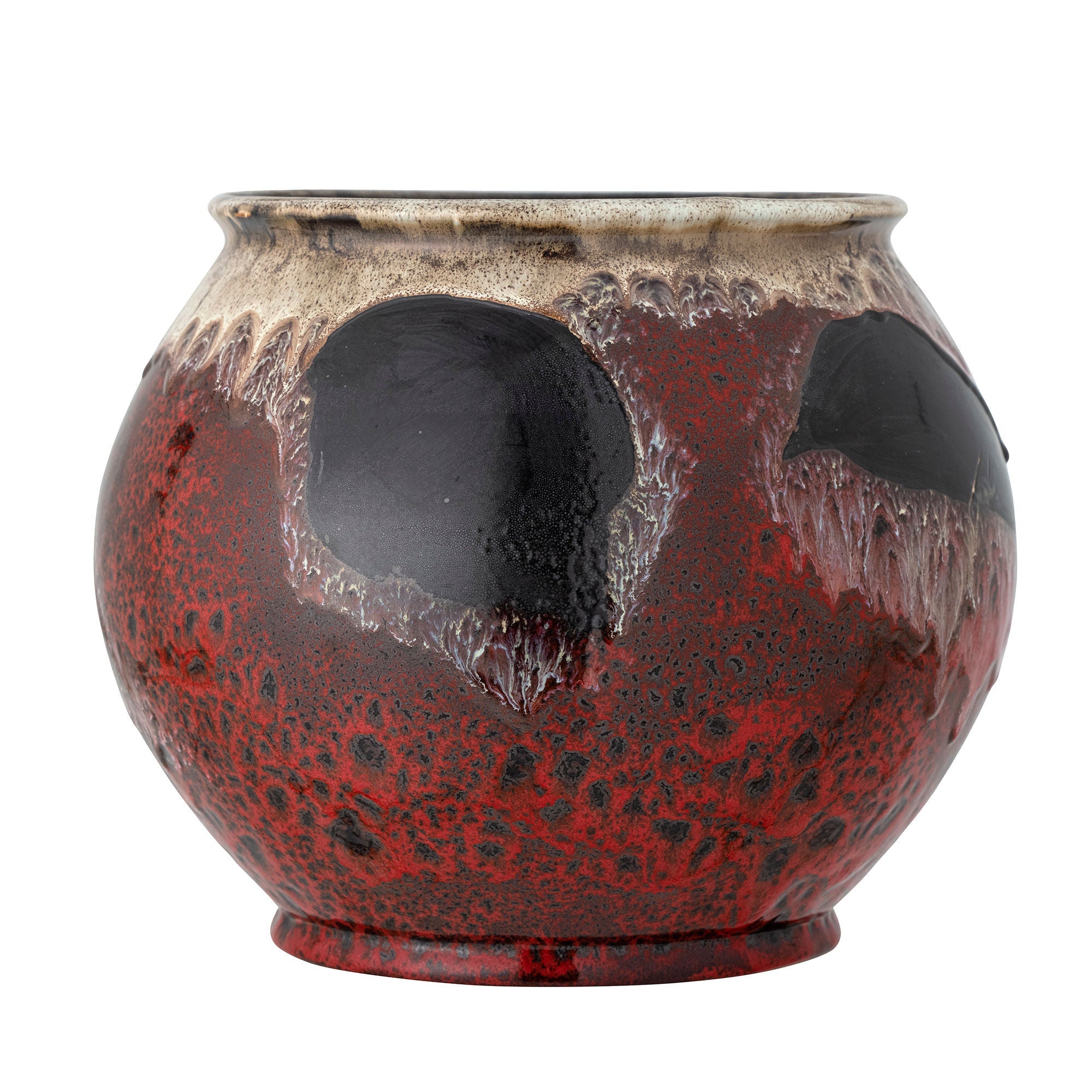 Bloomingville Souha Flowerpot, Red, Stoneware